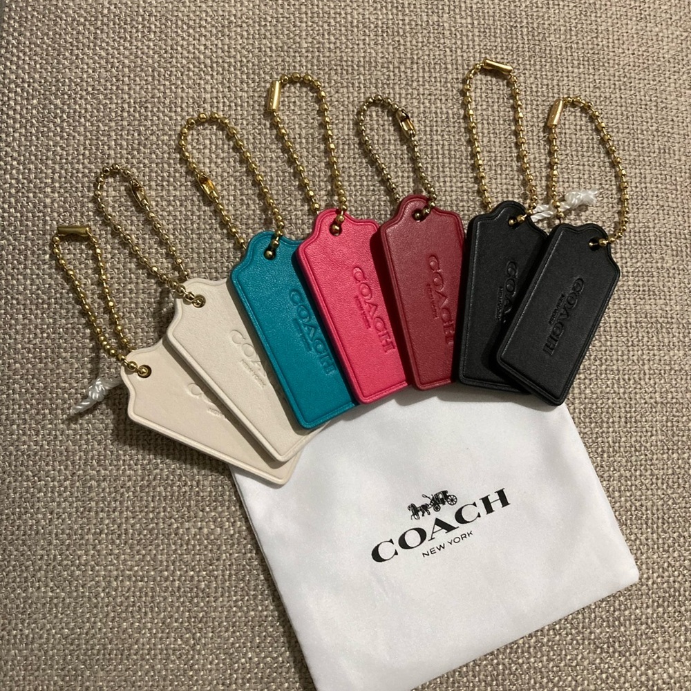 Coach Bag Tags